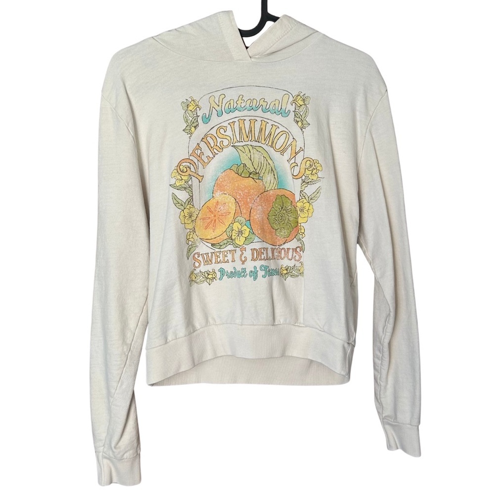 Urban Outfitters Future State Persimmon Shrunken Hoodie
